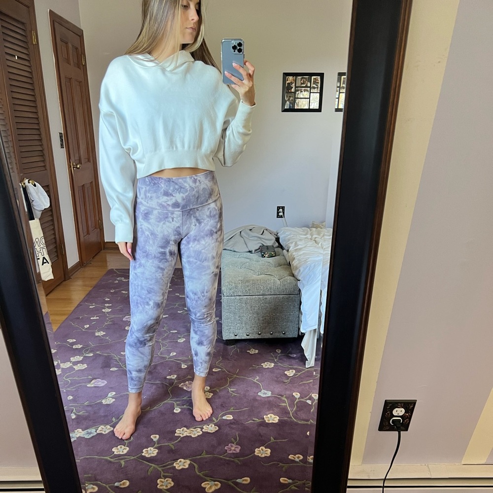 Zara crop top hoodie